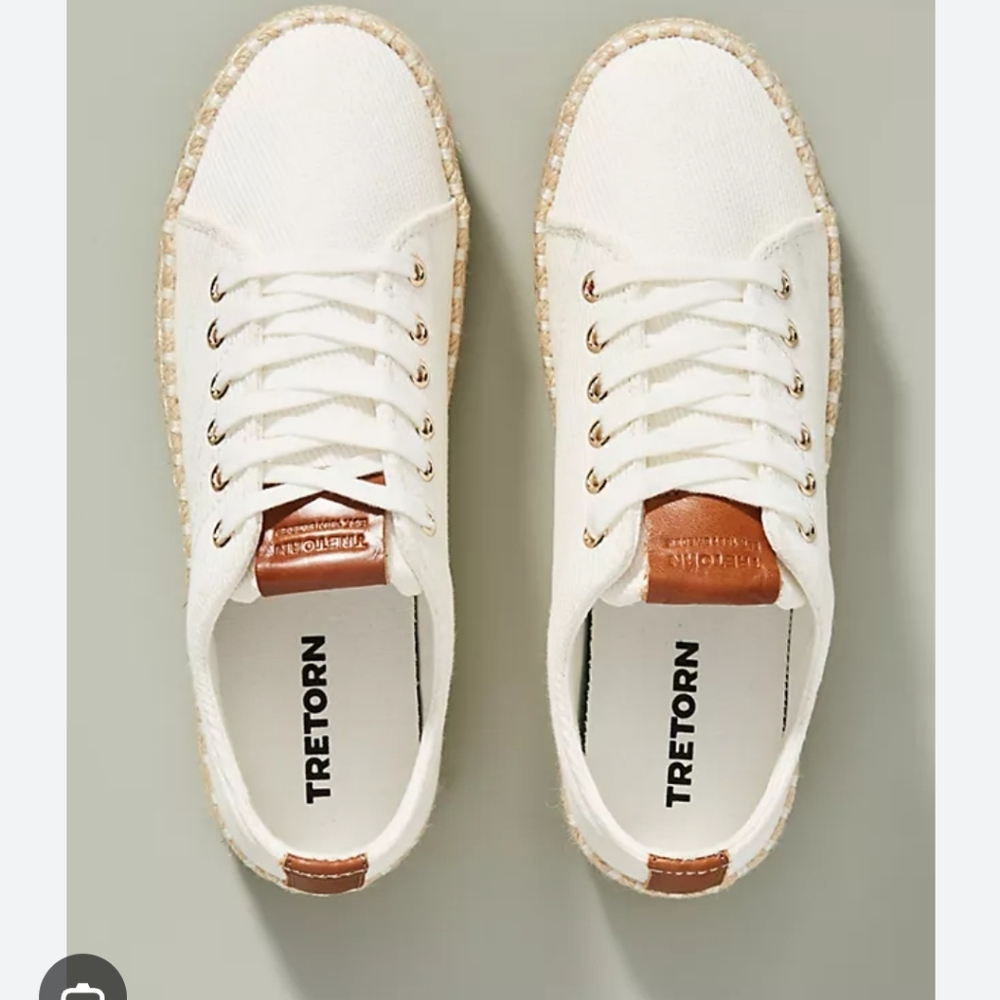 Tretorn 9.5 Eve Sneaker Jute Espadrille Platform